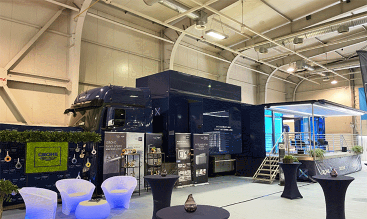 GROHE предложи дигитално преживяване в 360° виртуални стаи в уникалния си пътуващ камион