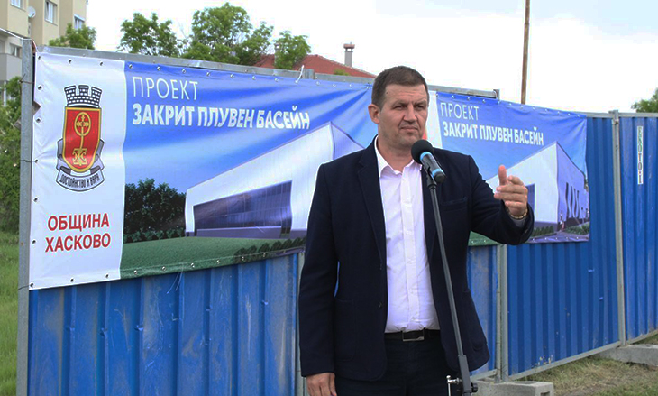 Община Хасково започна строителството на закрития плувен басейн