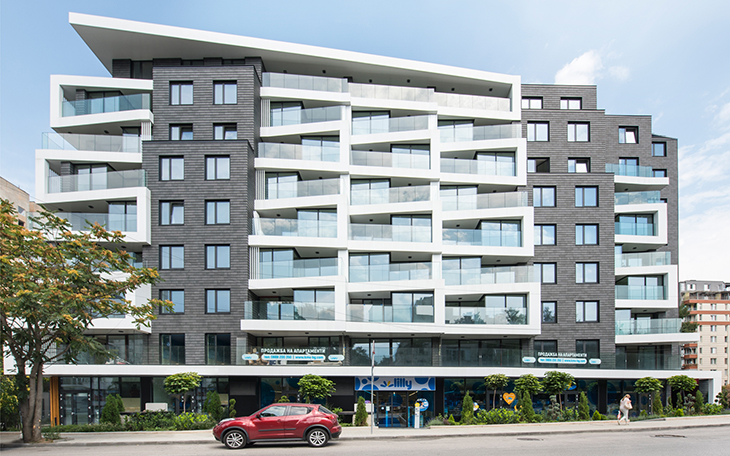 VMV residence – терасиран модел за многофамилна жилищна сграда