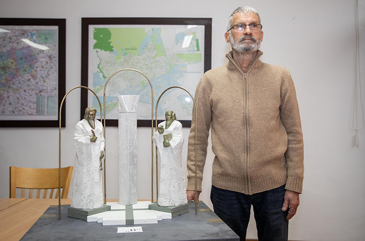 Проектът на старозагорския скулптор Наско Настев е победител в конкурса  за изграждане на монумент на Кирил и Методий в Стара Загора
