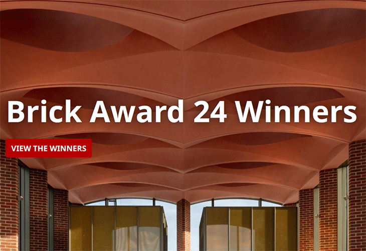 Победителите в международния конкурс Brick Award 24 демонстрират потенциала на тухлената архитектура за устойчиво и иновативно строителство