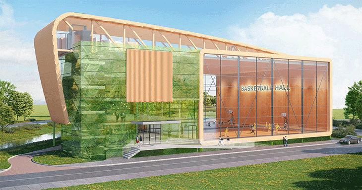 Издадено е разрешението за строеж за спортната зала с открити игрища в район "Слатина" в София