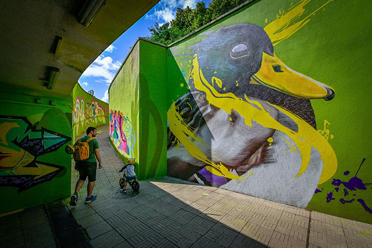 Графити фестивалът Sofia Urban Art преобрази подлез до Южния парк
