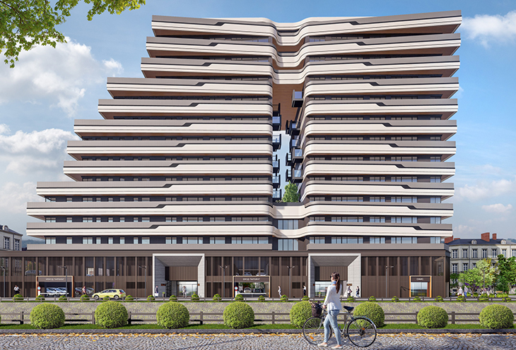 Завършени са изкопните дейности по проекта Pirotska Residence в София близо до пазара "Димитър Петков" и Владайска река
