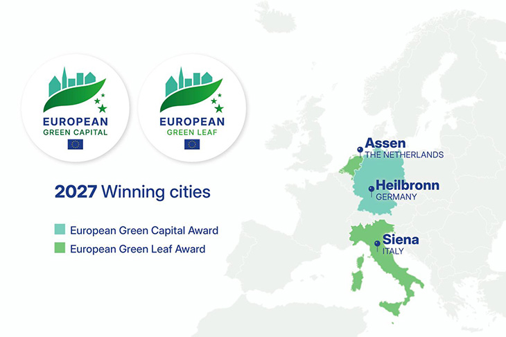Обявиха победителите за European Green Cities 2027