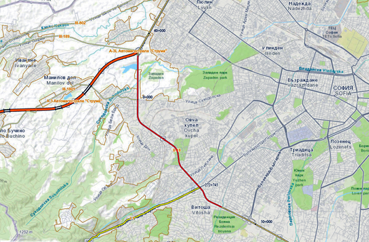 Доизграждането на Южната дъга от Софийския околовръстен път ще бъде най-сложният инфраструктурен проект в България
