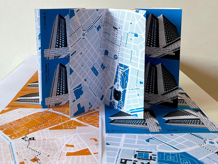 Туристическата карта POSTWAR SOFIA показва по нов и изненадващ начин архитектурата на София, построена след Втората световна война