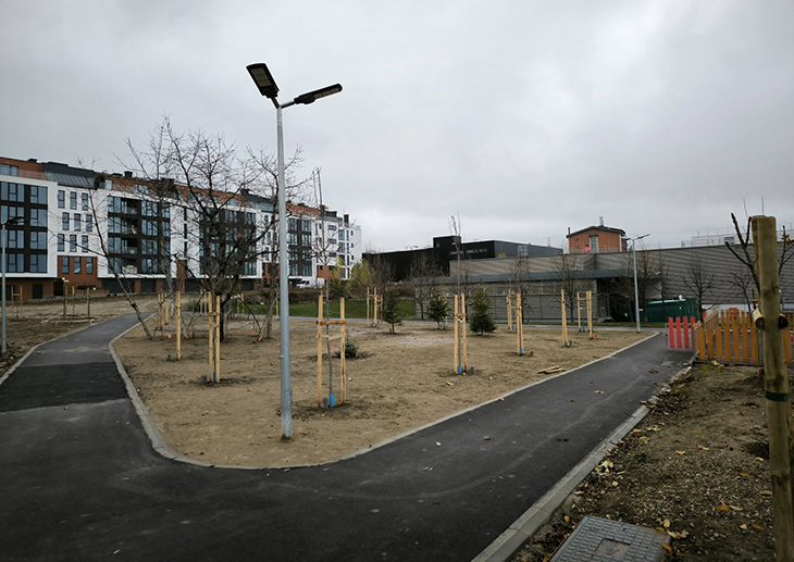 Благодарение на дарения т. нар. "линеен" парк в столичния район "Студентски" е почти завършен