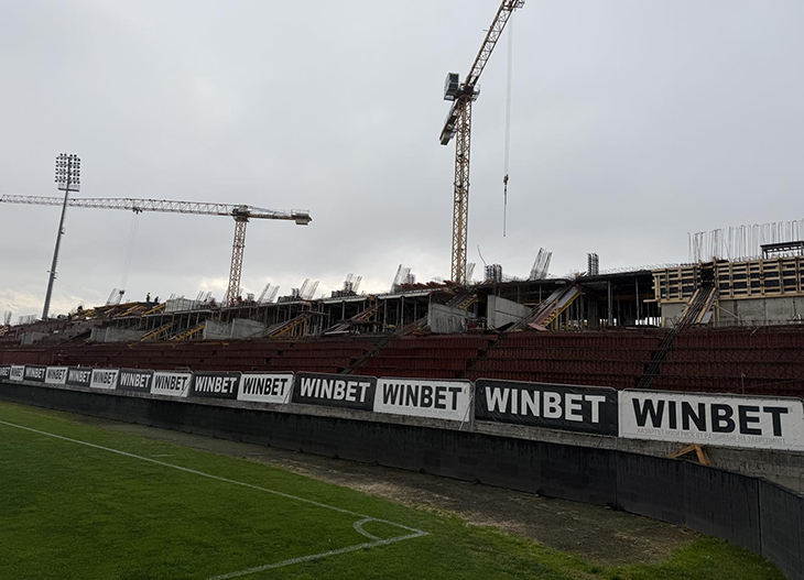 Кметът на Пловдив: Строителството на стадион "Локомотив" напредва