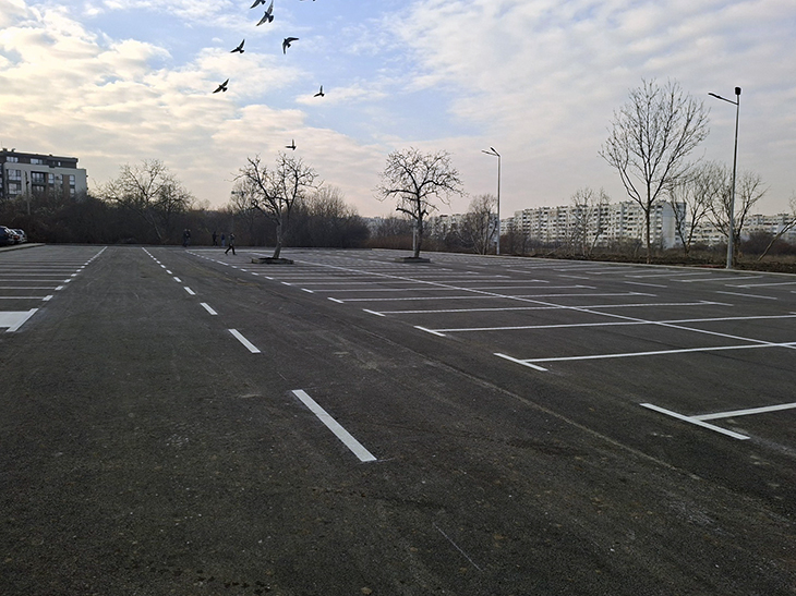 В края на декември откриха нов общински паркинг в район "Овча купел" в София