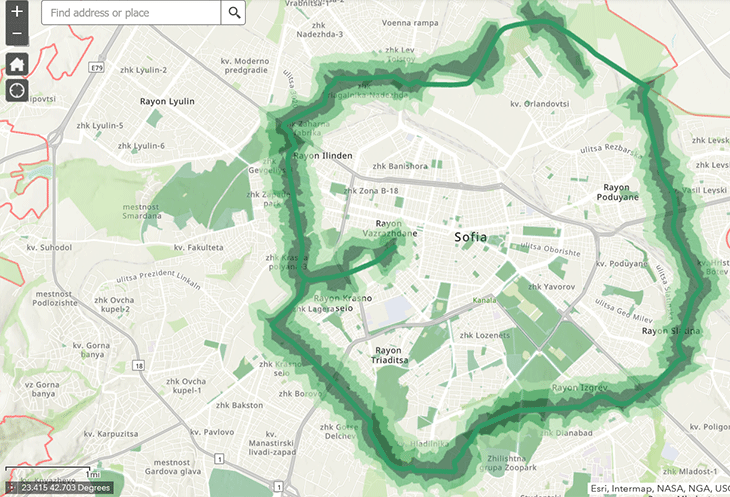 Зеленият ринг: София подготвя следващите стъпки за реализация на най-големия линеен парк