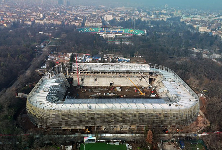 Стадион "Българска армия" ще разполага с тревна настилка от последно поколение