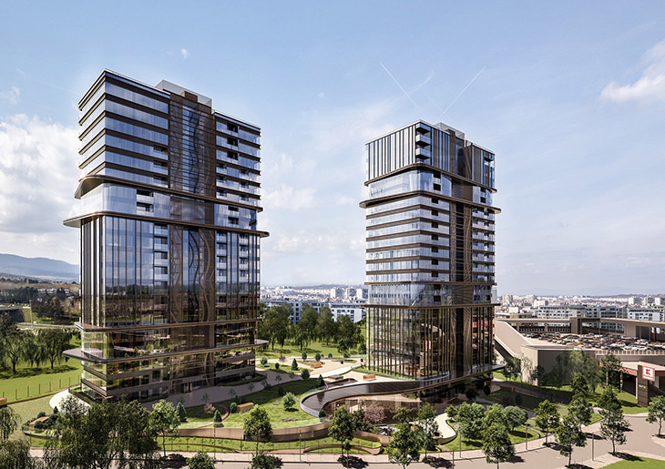 Жилищен комплекс с два високи обема изграждат в столичния квартал "Манастирски ливади – изток"