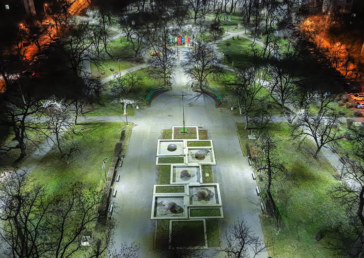 Осветлението в парк "Лагера" в столицата е факт