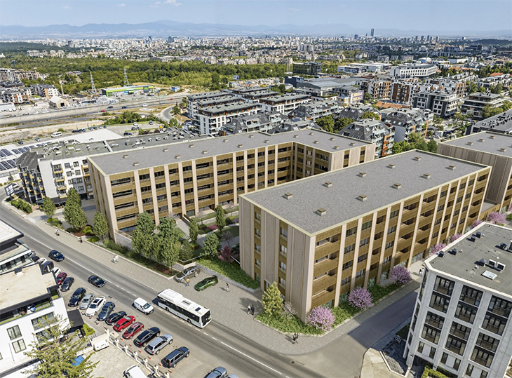 Стартира изграждането на жилищен комплекс от затворен тип на столичния булевард "Черни връх"