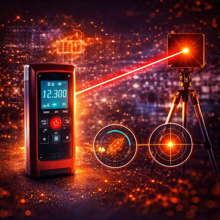 Как работят лазерните измервателни инструменти и защо са толкова точни?