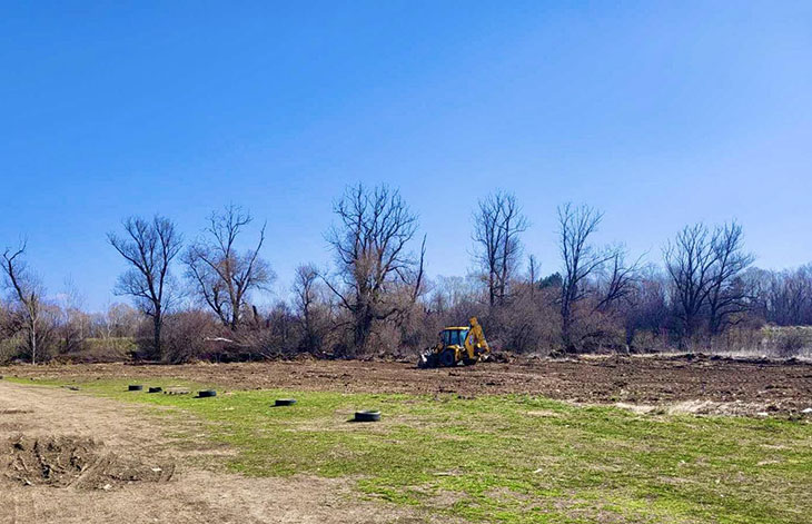 В село Долни Богров започна изграждането на нов паркинг