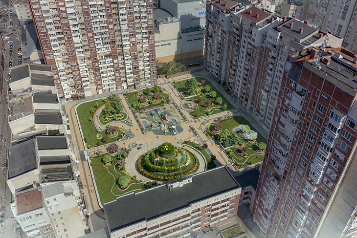 Междублоково парково пространство над подземен гараж между Mall of Sofia и парк "Възраждане" ще бъде преобразено