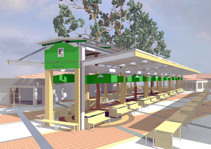 Ремонтират Общинския пазар в Пещера