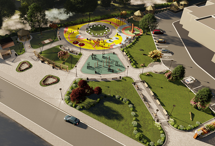 Започна изграждането на парка със зона за мобилни каравани в квартал "Единадесети" в Момчилград