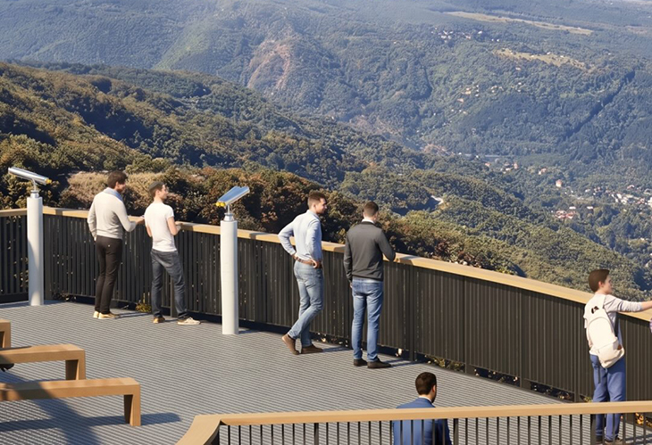 Столична община: Панорамната площадка на Копитото на Витоша ще бъде реализирана