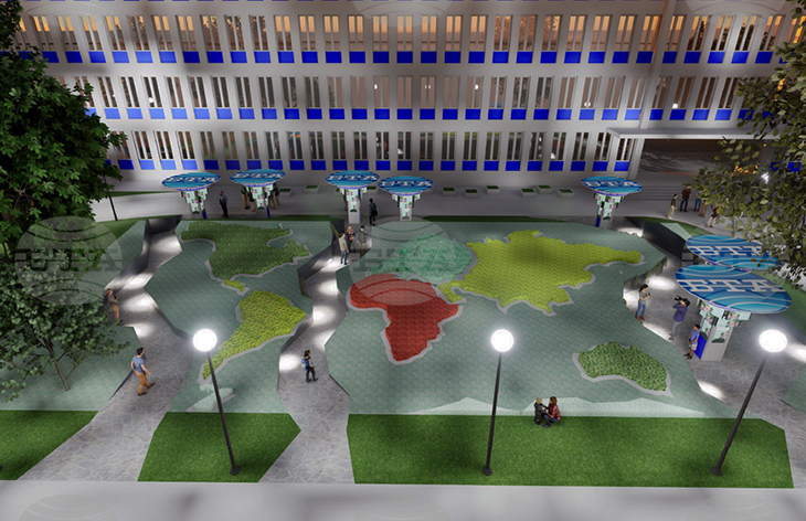 Българската телеграфна агенция обяви обществена поръчка за реконструкция на двора пред сградата си на бул. "Цариградско шосе" в столицата