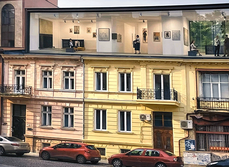 Изложба на студенти показва съвременни намеси в стария еврейски квартал в София