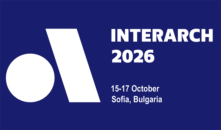 Международната конференция INTERARCH 2026 през октомври ще акцентира върху европейските политики в архитектурата